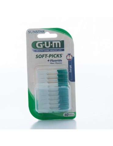 GUM Soft Picks Large 40pcs 634