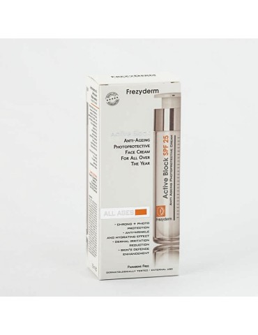 Frezyderm Anti-Ageing Active Block SPF25 Cream, 50ml