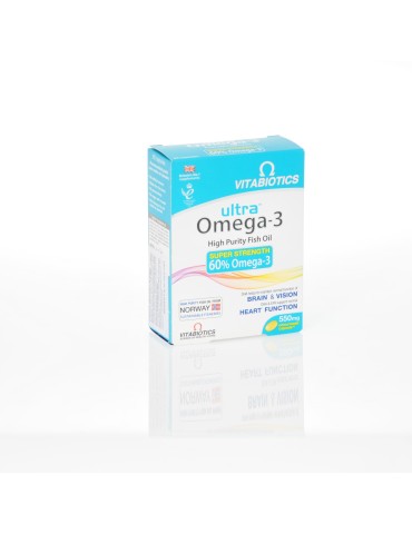 VITABIOTICS Ultra Omega-3 High Purity Fish Oil 60 Capsules