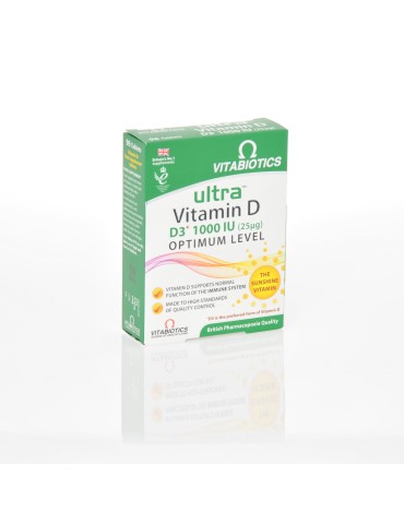 VITABIOTICS ULTRA VITAMIN D 1000IU 96 Tablets