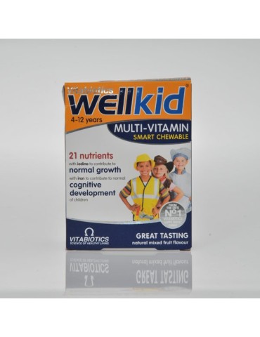 VITABIOTICS Wellkid Multi-Vitamin Smart Chewable 30 Tablets