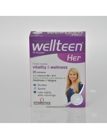 VITABIOTICS Wellteen Her (13-19 years) 30 Tablets