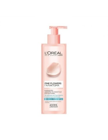 L'OREAL PARIS FINE FLOWERS CLEANSING MILK FOR NORMAL/COMBINATION SKIN