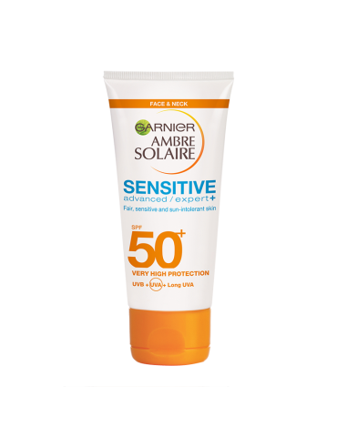 AMBRE SOLAIRE SENSITIVE ANTI AGEING SUN CREAM SPF50+