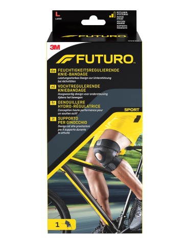 FUTURO Sport Moisture Control Knee Support, Large - 45697DAB
