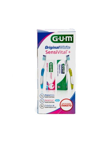 GUM OFFER Sensivital + Original White SET 2T/P & 2T/Br