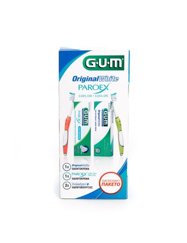 GUM OFFER Paroex 0.06% + Original White SET  2T/P & 2T/Br