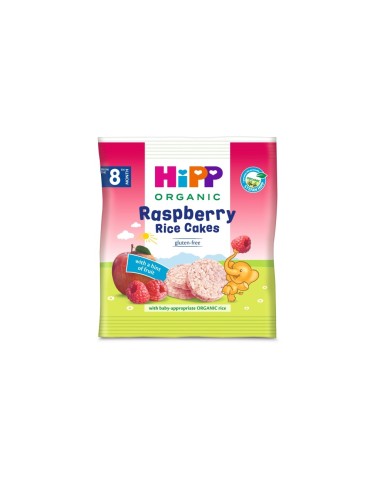 HiPP Raspberry Rice Cakes 30gr - BIO