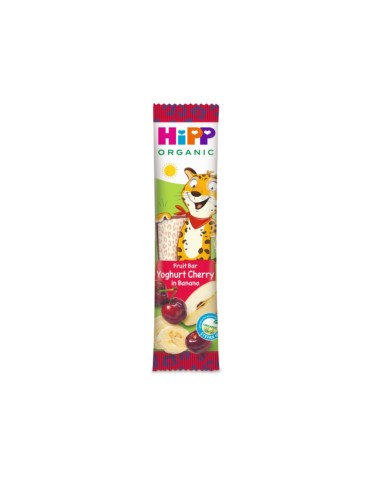 HiPP Fruit Bar Yoghurt Cherry in Banana 23gr-BIO
