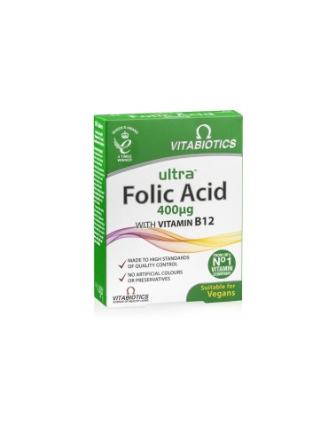 VITABIOTICS Ultra Folic Acid 60 Tablets