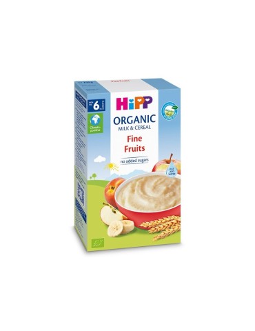 HiPP Fine Fruits, Organic Milk Pap, 250g