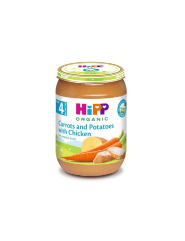 HiPP Carrots and Potatoes with Chicken, BIO, 190g