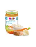 HiPP Fine Vegetables and Rice with Veal, BIO, 220g