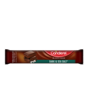 Canderel Dark and Sea Salt Chocolate 30gr