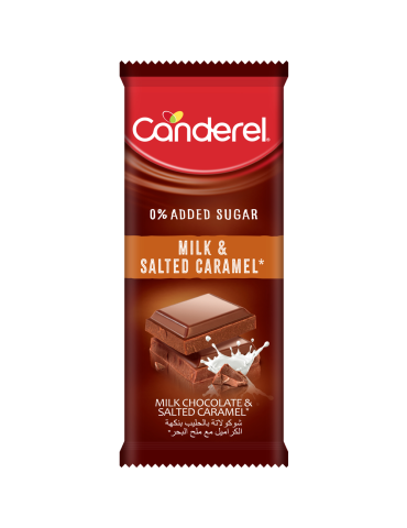 Canderel Salted Caramel Chocolate 100gr