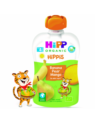 HiPP  Banana, Pear and Mango Pouch 100g - BIO