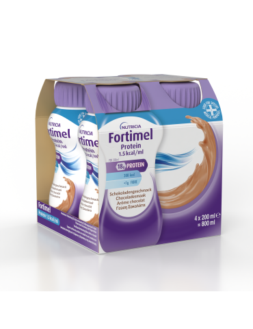 Fortimel Protein Choco 4X200ml (replaces Fortimel Extra Choco)