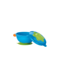 NUBY BOWL WITH COVER/SUCTION LID 9+