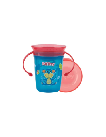 NUBY 360 CUP WITH COVER 240ML