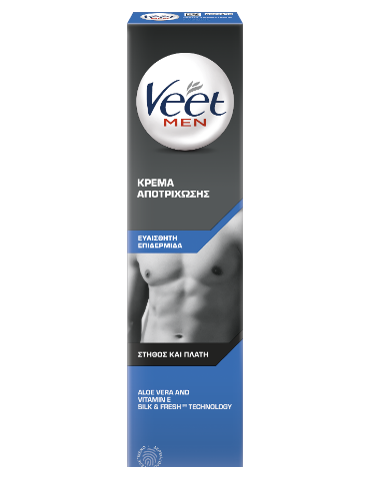 VEET MEN’S HAIR REMOVAL CREAM, SENSITIVE SKIN, 200ML