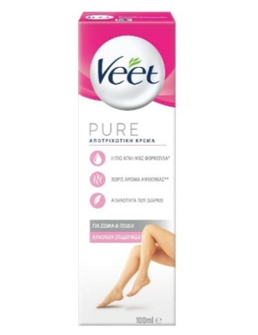 VEET SILKY FRESH CRΕΑM, NORMAL SKIN, 100ML