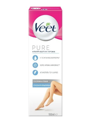 VEET SILKY FRESH CRΕΑM, SENSITIVE SKIN, 100ML