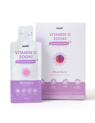 ZOOKI VITAMIN D MIXED BERRY 14