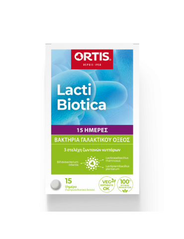 ORTIS LACTIBIOTICA 15 TABLETS