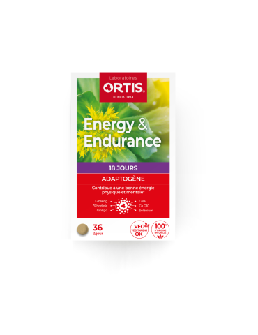 ORTIS Energy & Endurance 36 Tablets