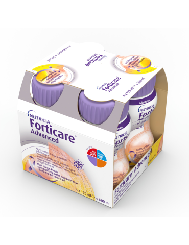 FORTICARE ADVANCED MANGO PEACH 4X125ML