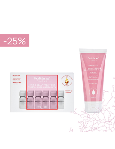 FOLTENE Women 12 Vails & FOLTENE Strengthening for Women Shampoo 200ml