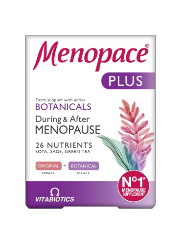 VITABIOTICS Menopace Plus 28 Tablets/28 Capsules